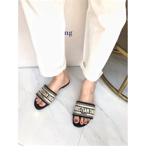 dior dway slides size chart|christian dior slippers original.